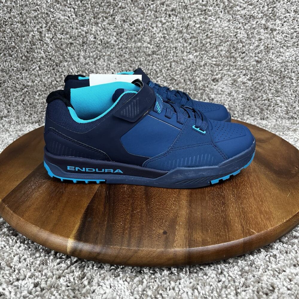 Endura MT500 Burner Men's Size 7 Navy Clipless Mountain Bike Cycling Shoes 256m